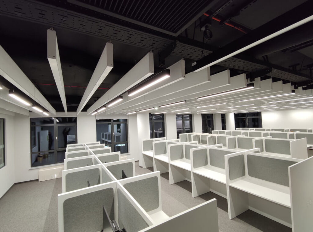 Twinsplan - Aranżacja biura o powierzchni 830,00 m2 w budynku „Equator I” w Warszawie.