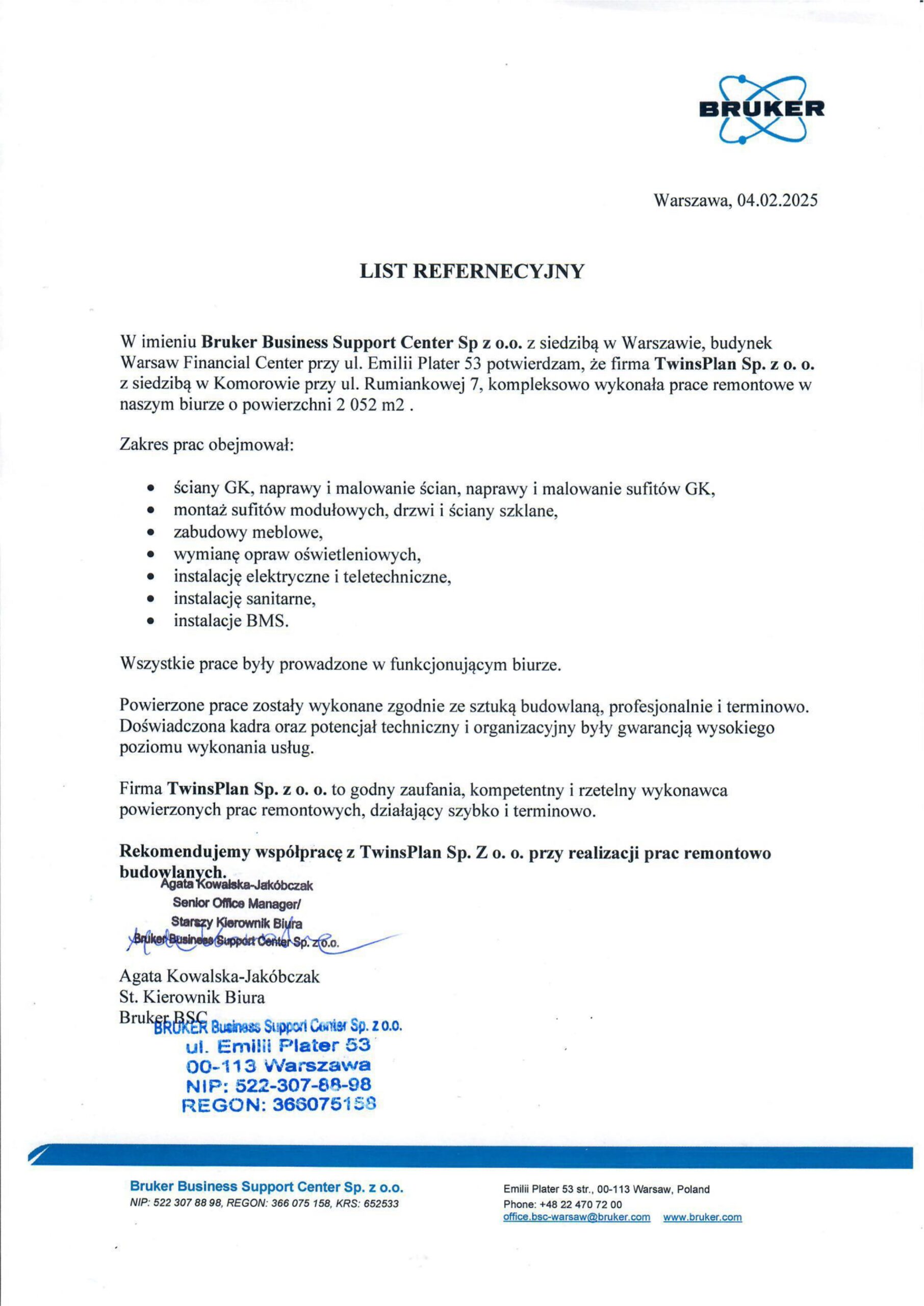Referencje Twinsplan
