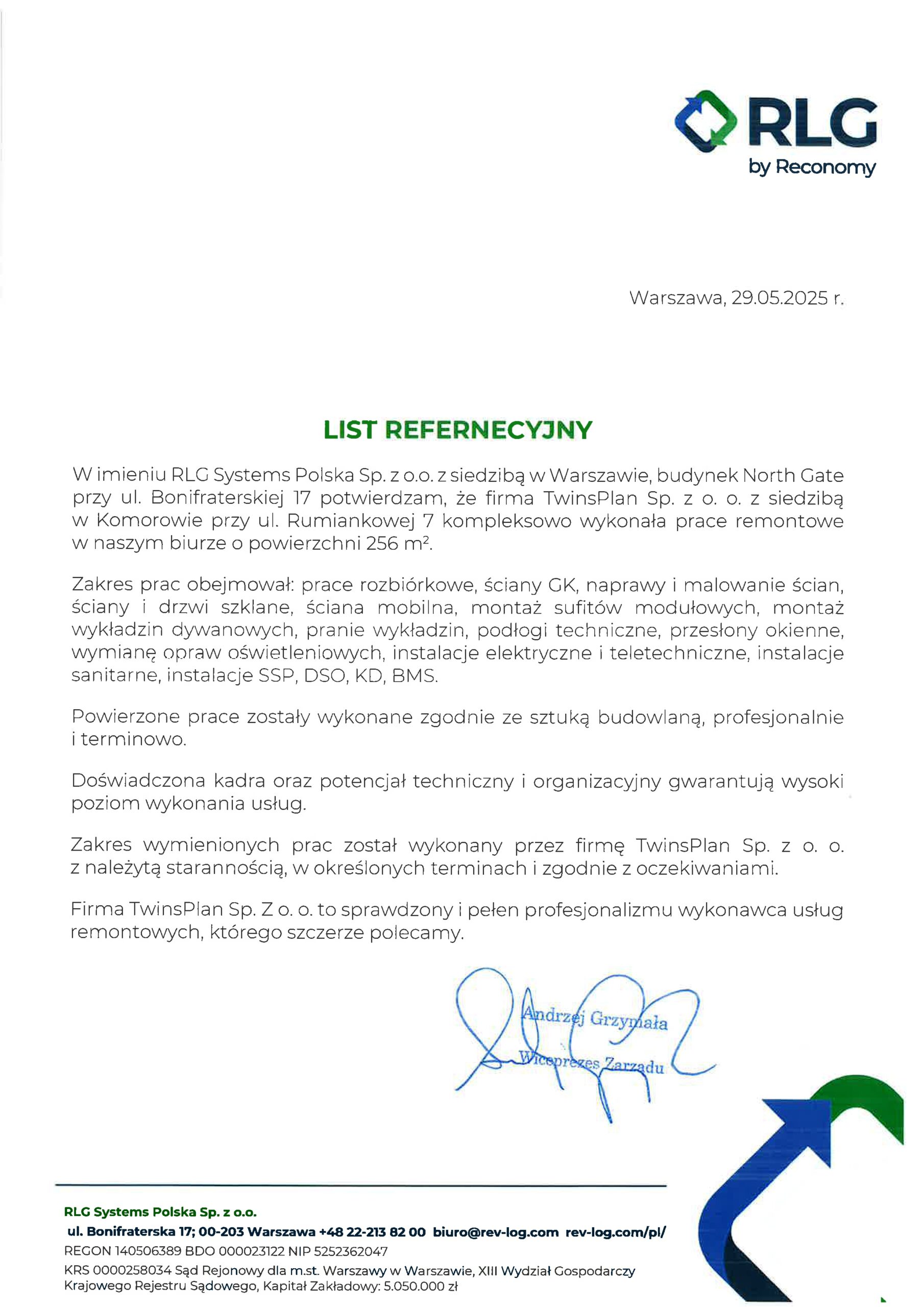 Referencje Twinsplan