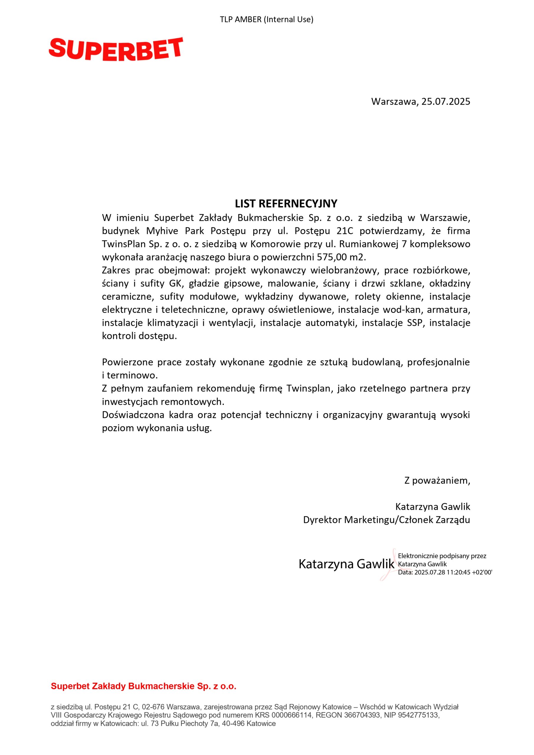 Referencje Twinsplan